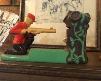 The Sportsman metal bank