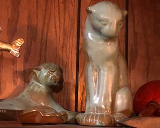 Frankoma Puma Figures
