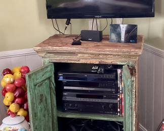 Electronics, shabby chic’, cabinet