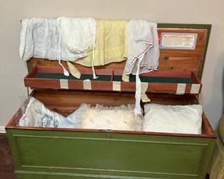 Lane Cedar Trunk, Vintage Baby Clothes