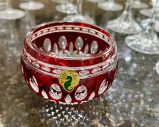 Waterford Clarendon Ruby Crystal