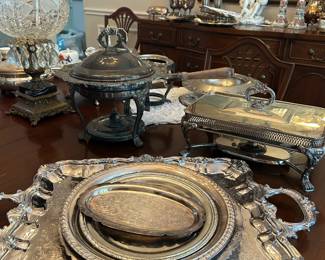 Silver Serving Trays