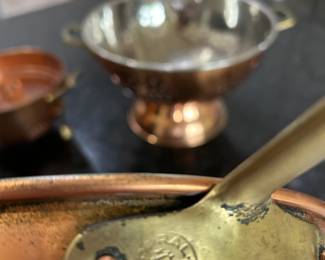 Cooper Strainers and Skillet