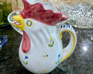 Chicken Pitcher, Made in Italy