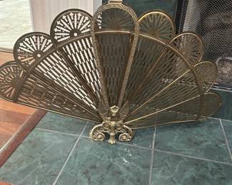 Brass Fireplace Screen