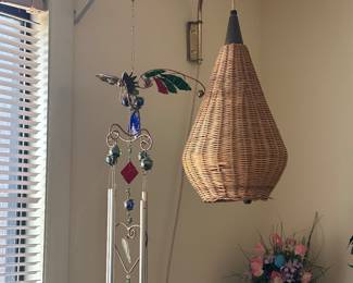 Rattan Swag Lamp