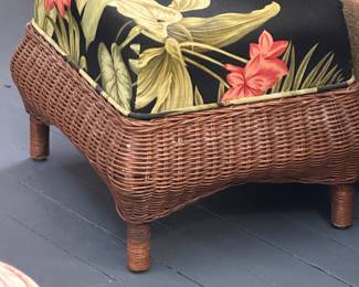 Rattan Footstool