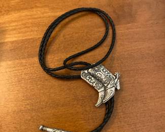 Native American Bolo Tie Western Boots