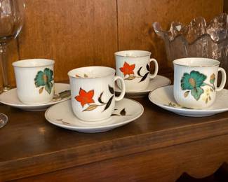 Sheng Xing Imperial Porcelain Espresso/Demitasse Cups Saucers