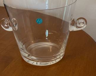 Tiffany & Co. crystal Glass ice bucket