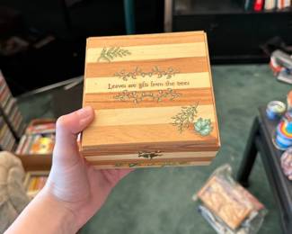 wooden trinket box