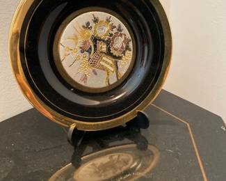 Japanese Imperial Chokin art plate