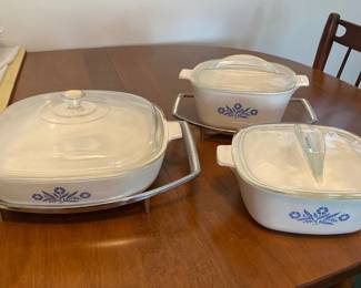 CorningWare Blue Cornflower casserole Dishes