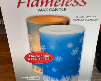 battery operate flameless candle in box