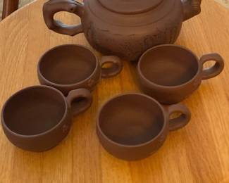 Yixing Zisha teapot set