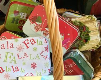 Christmas Gift Card Tins