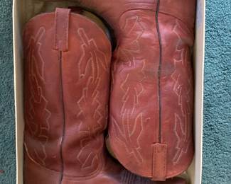 Vintage Red Western Boots