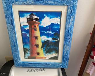 Lighthouse framed print