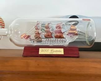 "USS Constitution" Ship in a Bottle