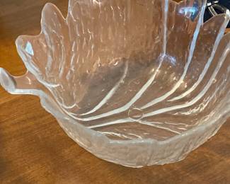 Orrefors Eden Leaf Bowl