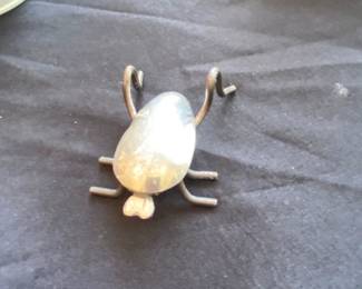 sterling silver beetle