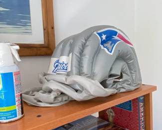 inflatable New England Patriots helmet