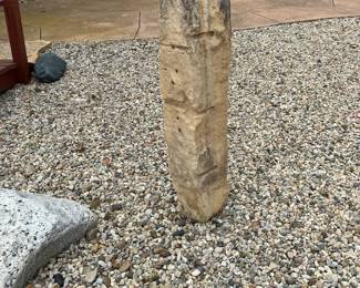 VERY OLD ROCK USED AS FENCING