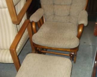 Rocker and ottoman