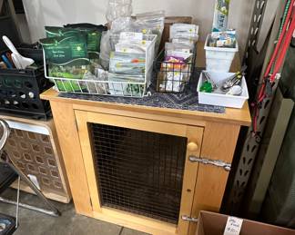 Large dog kennel