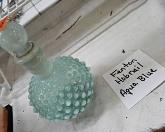 FENTON HOBNAIL AQUA BLUE