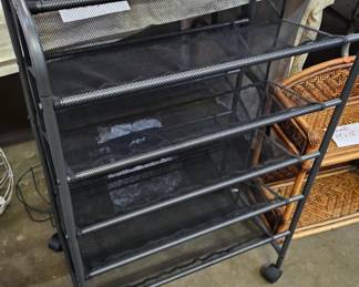 ROLLING SHOE SHELF