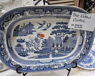 BLUE WILLOW PLATTER