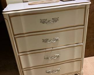 French Provincial 4 drawer chest