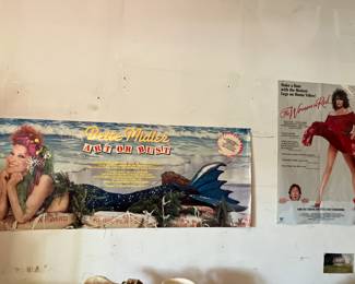 Large Bette Midler Poster, Woman in Red poster