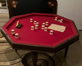 Bumper pool table with 2nd game top