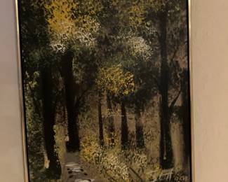 Signed painting