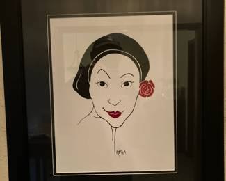 Signed Gloria painting