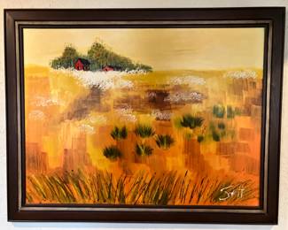 Signed painting