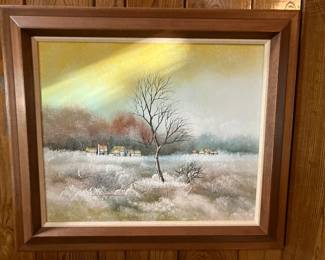 Signed painting