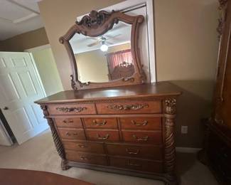 DRESSER WITH MIRROR