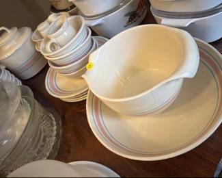 LOT OF MCCOY STONEWARE DISHES