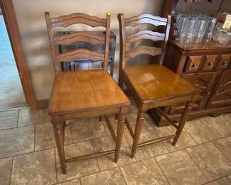 TWO BARSTOOL CHAIRS