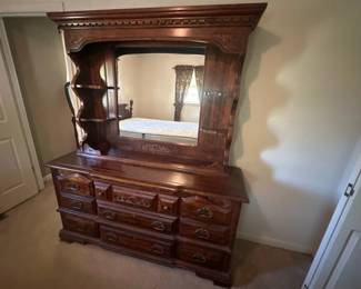 DRESSER WITH MIRROR