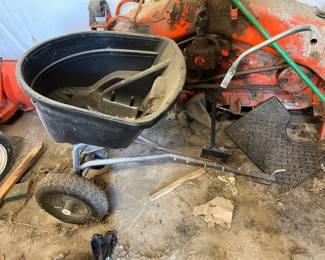 PULL BEHIND BROADCAST SPREADER