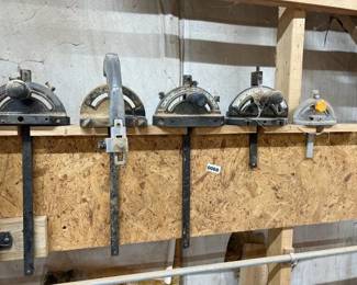 WOOD TURNING CHISELS, MITER GAUGES AND LEVELS