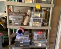 Vintage Craftsman Tool Box Plastic Shelf Hardware