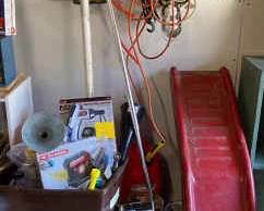 Automobile Lot With Ramps Jacks Diehard Charger More