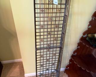 Vintage Brass Train Luggage Rack