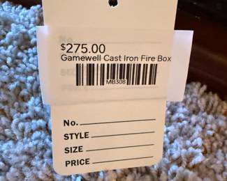 Gamewell Cast Iron Fire Box