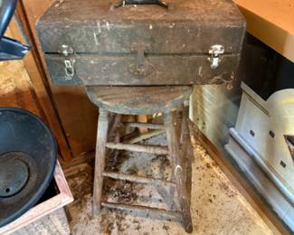 Stool, Tool Box